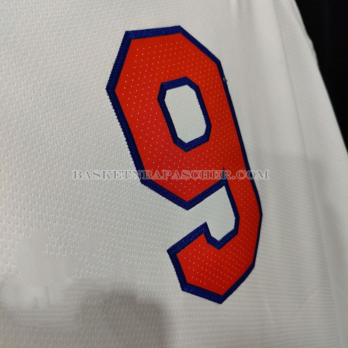 Maillot New York Knicks Rj Barrett NO 9 Association Authentique Blanc